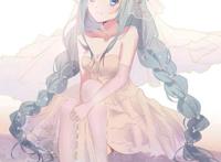 可爱美腻二次元动漫女生头像，冬天来的时候你还在不在！