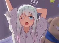 可爱系列二次元动漫女生头像，刚好我也没有勇气说太多！