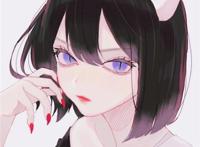 卡通动漫女头像既容易满足又容易受伤