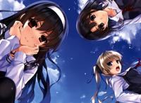 动漫头像：校服系列，身穿漂亮校服的可爱女生！