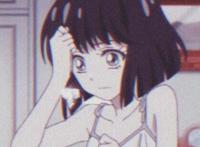 动漫女生头像丨晚霞给予迟来的憧憬，在远方等你