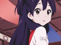 动漫女生头像丨晚霞给予迟来的憧憬，在远方等你