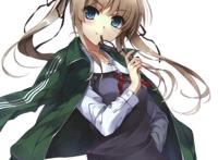 动漫头像：文静可爱的女生，总是那么受欢迎！