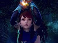 《妖神记》肖凝儿被族人绑架在家族后山，却被聂离所救