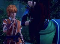 《妖神记》肖凝儿被族人绑架在家族后山，却被聂离所救