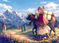 Pixiv优秀插画分享-「谨贺新年」