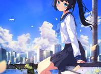 P站萌系少女精美插画图集！日本画师もち的插画作品欣赏