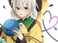 pixiv画师推荐：ゆるい，东方project系列，芙兰抱着小熊好萌呐