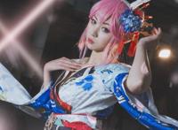 崩坏3：八重樱cos参山，逆天长腿手持长刀，霸气与颜值完美融合