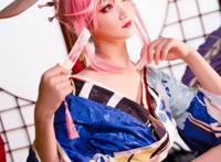 崩坏三：八重樱花魁cos，盛世容颜似天仙，网友：164拍出模特身高