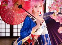 崩坏三：八重樱花魁cos，盛世容颜似天仙，网友：164拍出模特身高