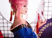 崩坏三：八重樱花魁cos，盛世容颜似天仙，网友：164拍出模特身高