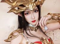 斗破苍穹：腐团儿COS美杜莎女王，颜值与气质并存，堪称巅峰之作