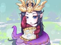 斗破苍穹：美杜莎化身小萌宠，穿着睡衣也不忘戴皇冠