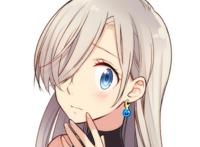 动漫美图欣赏：二次元白发美少女，白发在她们头上毫无违和感