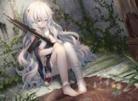 二次元美图赏析：战争下的美少女们