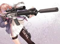 二次元美图赏析：战争下的美少女们