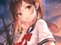 二次元动漫美图！成年人的我们，首先要学会不生气，再学会气别人