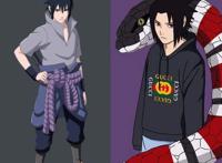 当火影遇上潮牌，佐助变阴郁小王子，卡卡西随时都能给你来段B-box