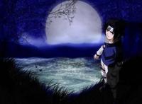 火影忍者动漫美图：宇智波佐助小时候原来这么可爱呀！