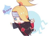 火影忍者：8张迪达拉超萌超可爱的美图，看到最后一张真想抱一抱