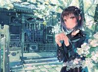 二次元美少女插画，这么可爱一定是宅男喜欢的类型