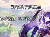 原神雷电将军玩法