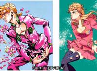 JOJO角色性别转换之后，乔鲁诺是美少女，空条承太郎变成酷姐