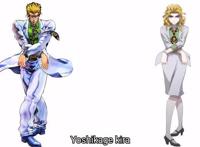 JOJO角色性别转换之后，乔鲁诺是美少女，空条承太郎变成酷姐