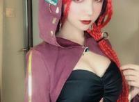 第五人格cosplay：红蝶神还原，玛尔塔改造前清纯可人