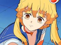 《鬼灭之刃》版月野兔，善逸毫无违和感，伊之助直接萌化了