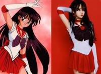 《美少女战士》神级cosplay，月野兔打破次元壁，天王遥又美又酷