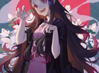 鬼灭之刃：P站高质量祢豆子同人图，各种风格的都有