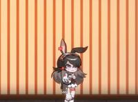 明日方舟:因矿石病失业的都市猎人四月，特点就是腿部扭曲严重