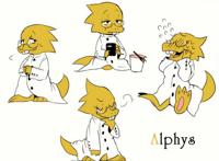 英灵系列（Undertale传说之下）第九期Alphys（艾菲斯）