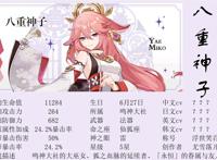 《原神》八重神子天赋、被动、命之座、武器、突破材料等详细讲解