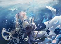 原神同人：荧开解受了委屈的心海，一下赢得了她的芳心