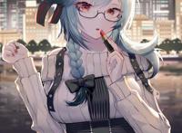 原神同人：荧爱上了优菈，在一个有月亮的夜晚