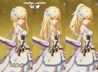 原神：最美荧妹皮肤？御姐发型 绿色长裙，比高马尾还吸引人