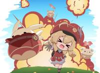 原神全员史莱姆化，甘雨化身麒麟臂，钟离会一招从天而降的掌法