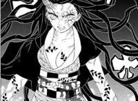 鬼灭之刃：祢豆子进化长出独角，将上弦踩在脚下蹂躏