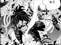 鬼灭之刃：祢豆子进化长出独角，将上弦踩在脚下蹂躏