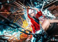 《明日方舟》红cosplay