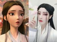 当《白蛇缘起》被cos后，许宣帅气十足，白蛇像从画中走出来一样