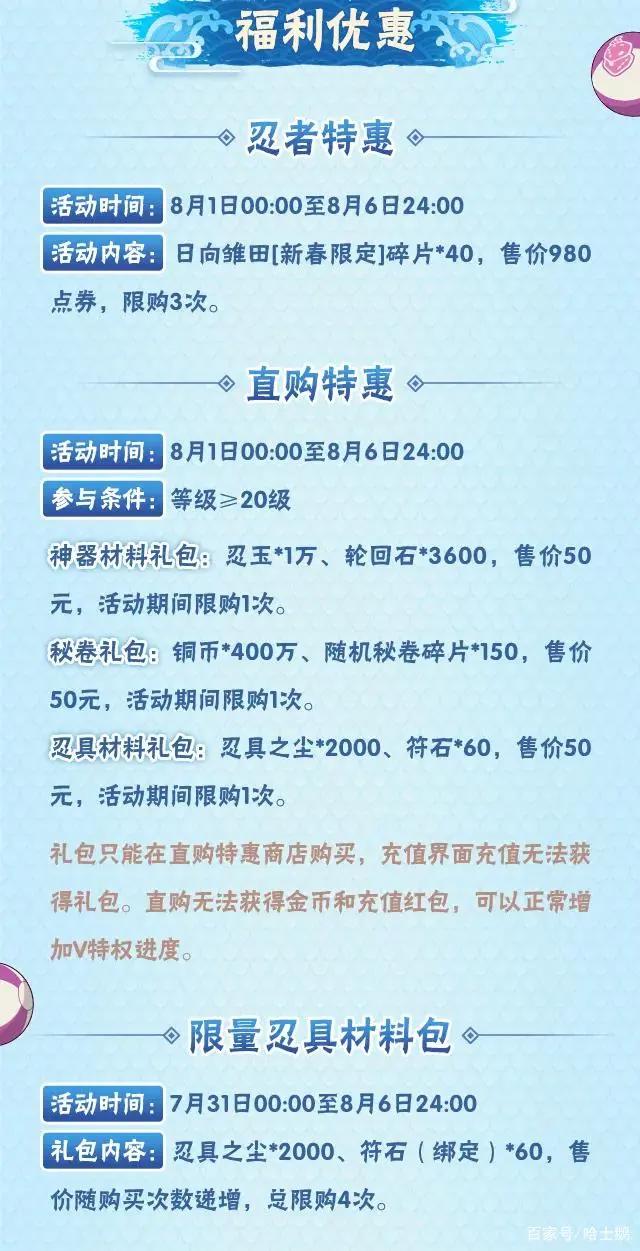 火影忍者本周更新公告
