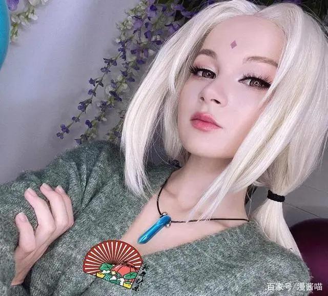 火影忍者：珍藏版纲手cosplay图，粉丝感叹只能看前三张