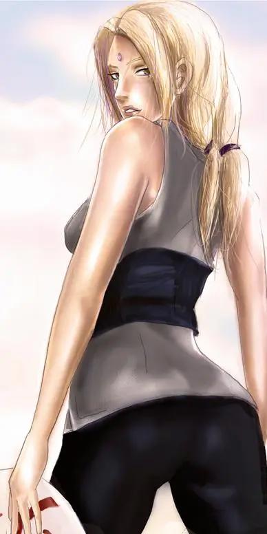 《火影忍者》纲手，怪力的少女婆婆，动漫全面屏壁纸无水印分享