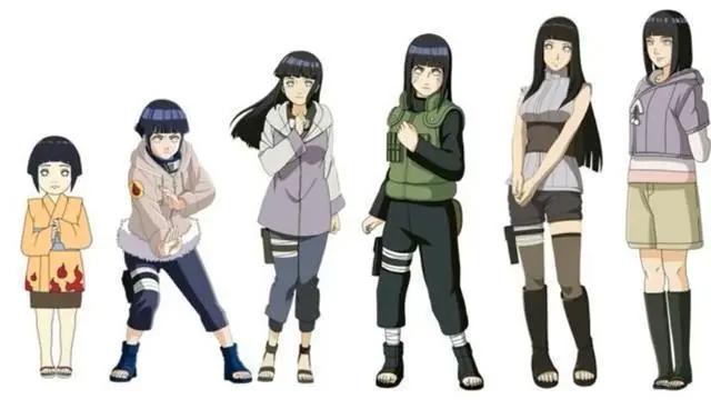 火影忍者：看看这些忍者的成长历程，纲手的青春期变化最大