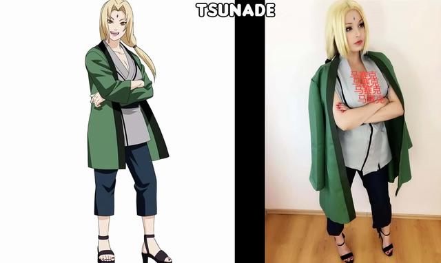 《火影忍者》猿飞日斩班cosplay，打了马赛克的纲手依然清纯