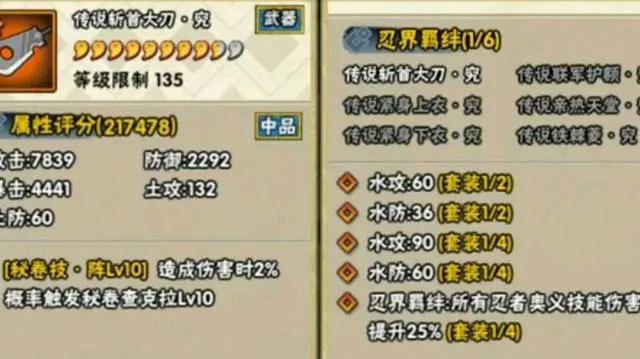 火影忍者手游新团本忍具一览